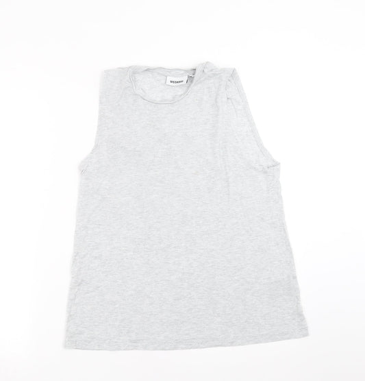 Weekday Womens Grey   Basic Tank Size L