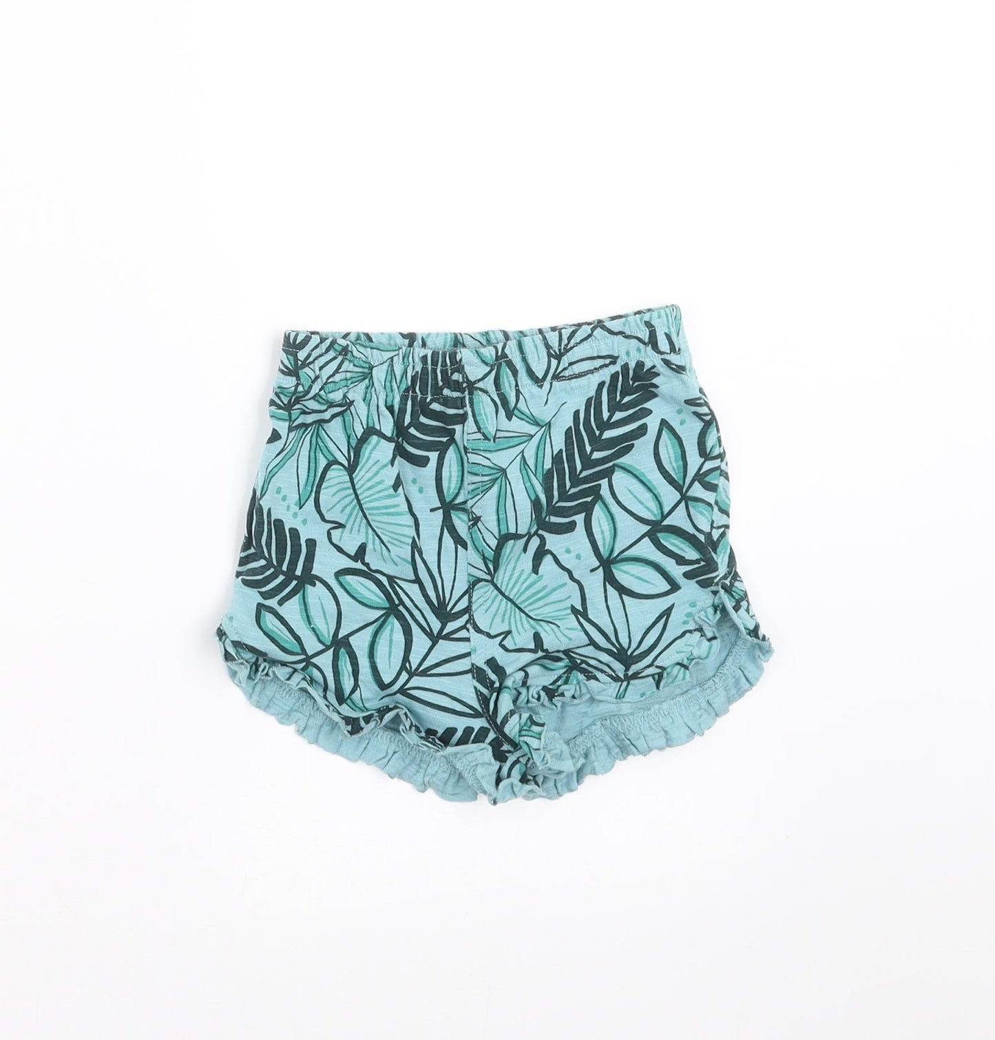 NEXT Baby Blue Floral   Trousers Size 12-18 Months  - shorts