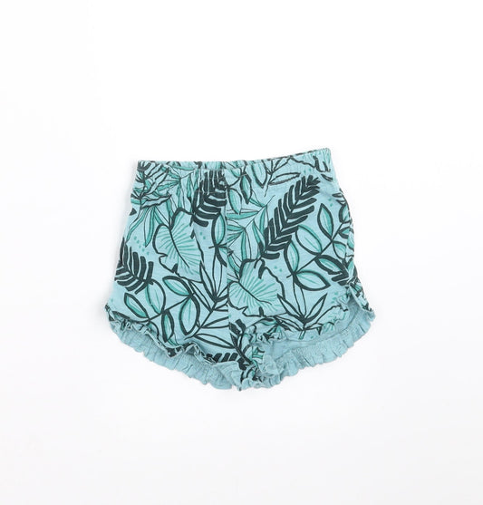 NEXT Baby Blue Floral   Trousers Size 12-18 Months  - shorts