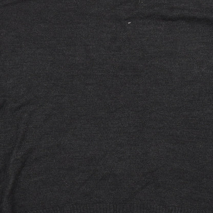 Next Mens Grey  Knit Pullover Jumper Size M