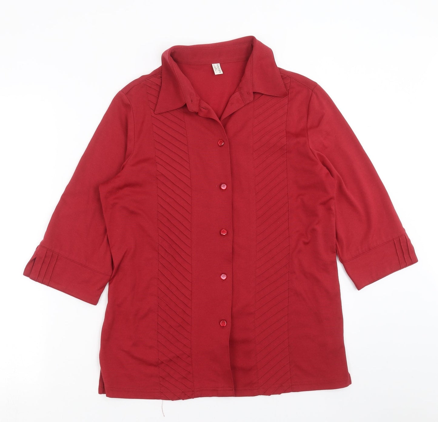 Preworn Womens Red   Basic Blouse Size 12