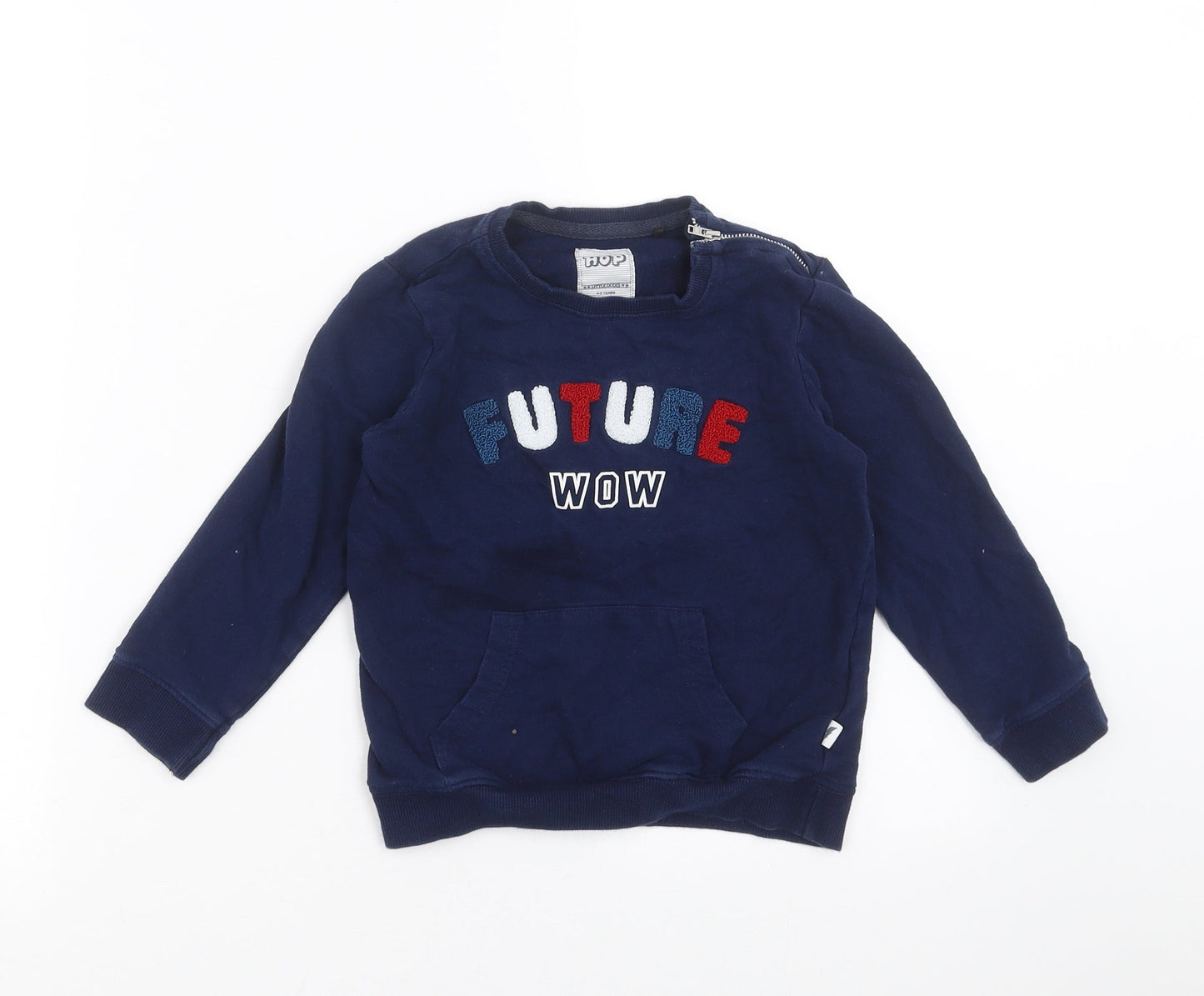 HOP Boys Blue   Pullover Sweatshirt Size 4-5 Years  - future wow