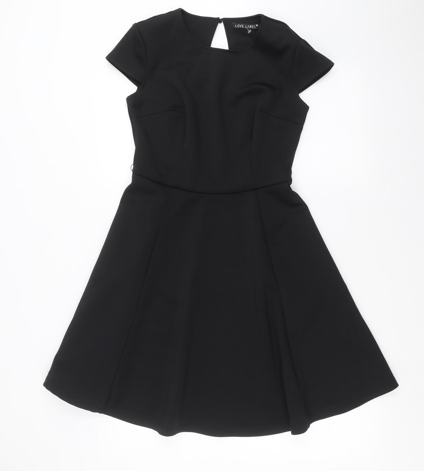 Love Label Womens Black   Fit & Flare  Size 10