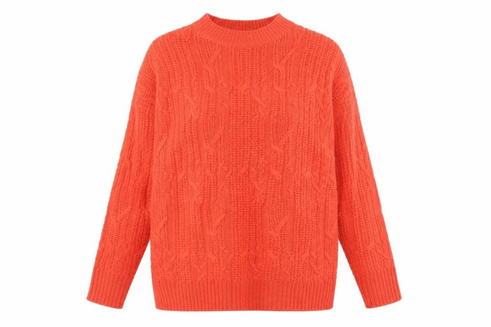 Terranova Womens Red  Knit Pullover Jumper Size M