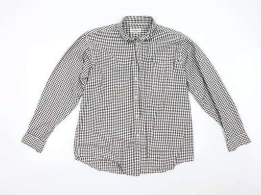 Northwood Mens Multicoloured Check   Button-Up Size M