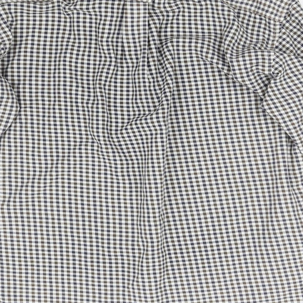 Northwood Mens Multicoloured Check   Button-Up Size M