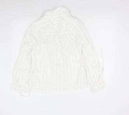 Debenhams Womens Ivory   Basic Button-Up Size 12