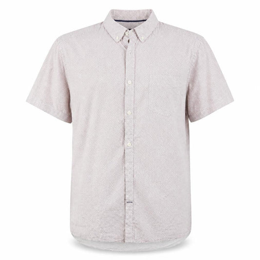 Burton Mens Red Geometric   Button-Up Size L
