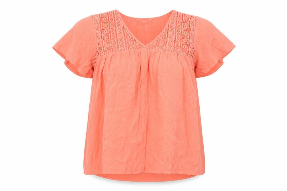Marks & Spencer Womens Orange   Basic Blouse Size L