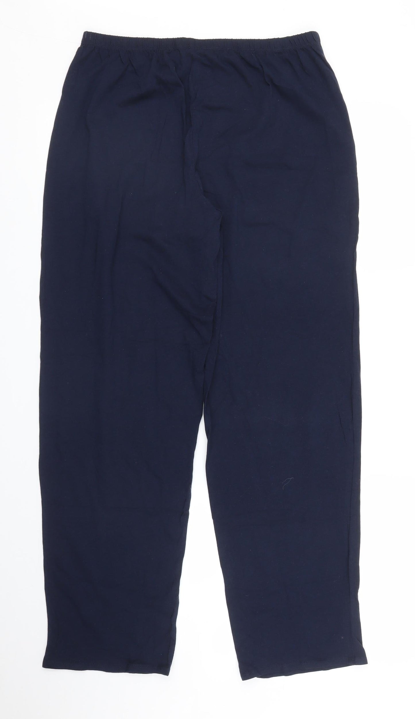 M&S Womens Blue   Sweatpants Trousers Size M L27 in