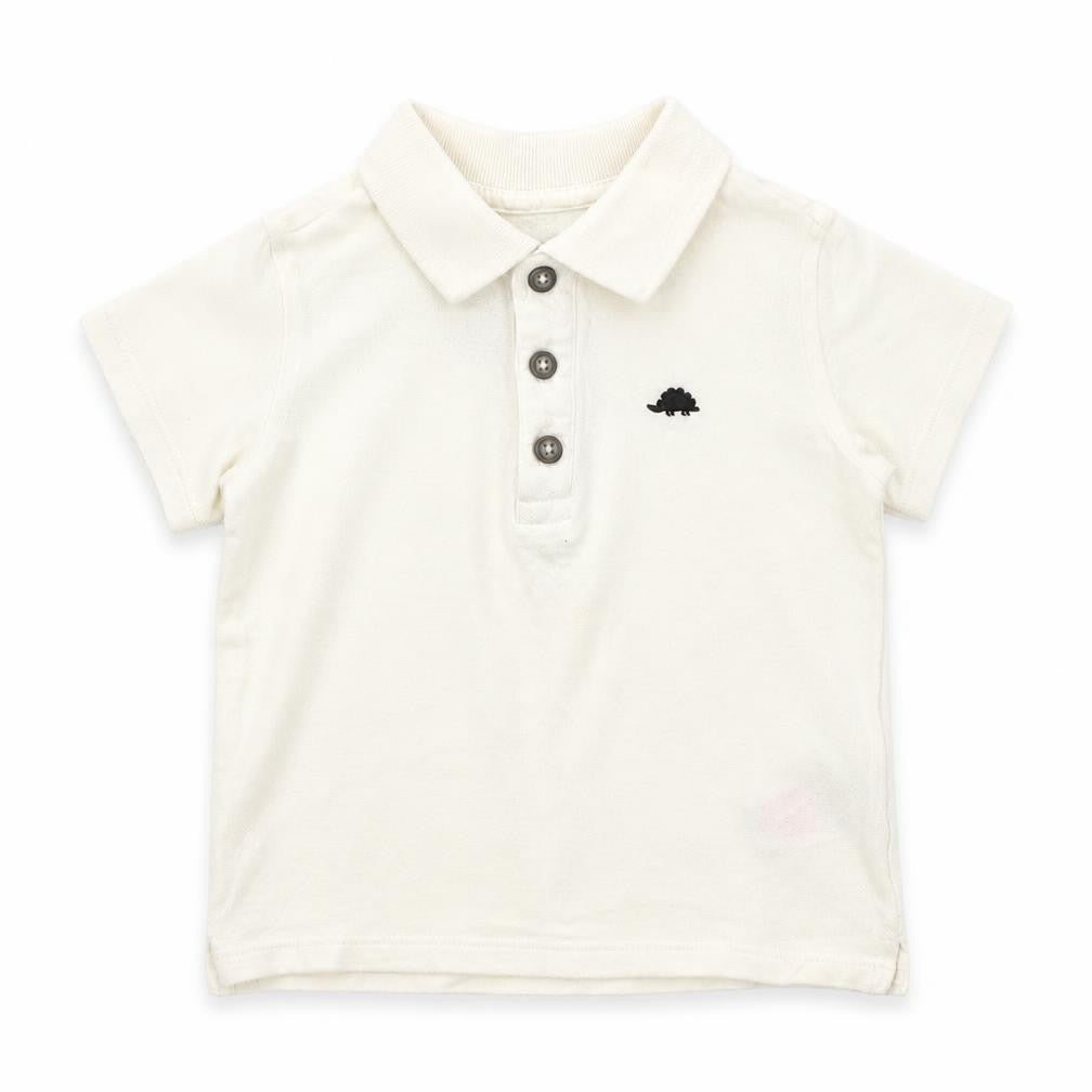 F&F Boys White   Basic Polo Size 12 Months