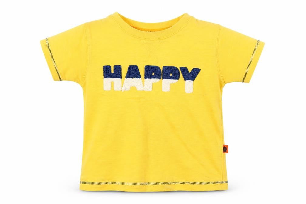 Primark Boys Yellow   Basic T-Shirt Size 12 Months