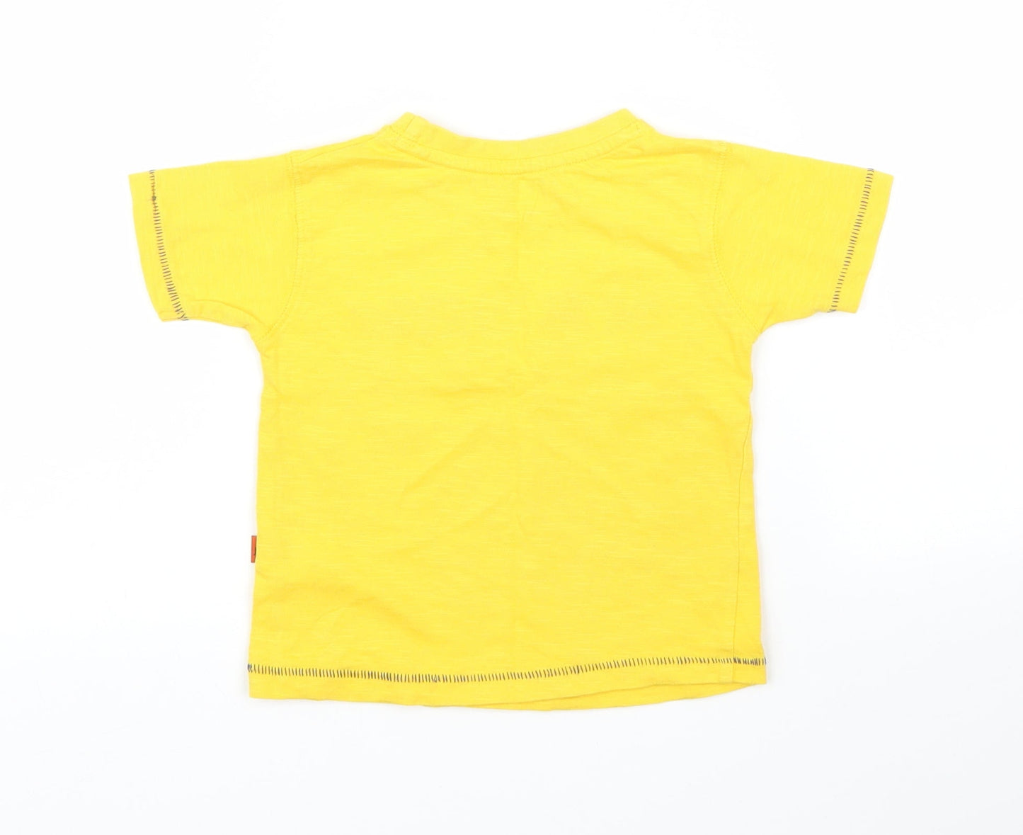 Primark Boys Yellow   Basic T-Shirt Size 12 Months