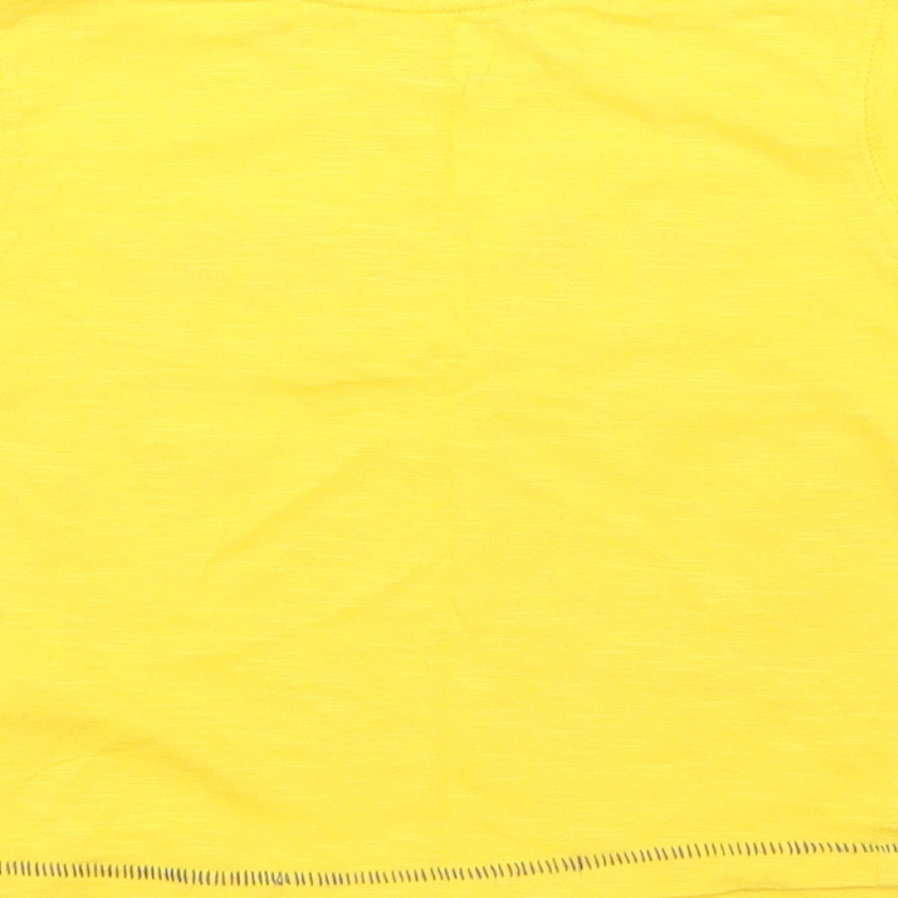 Primark Boys Yellow   Basic T-Shirt Size 12 Months