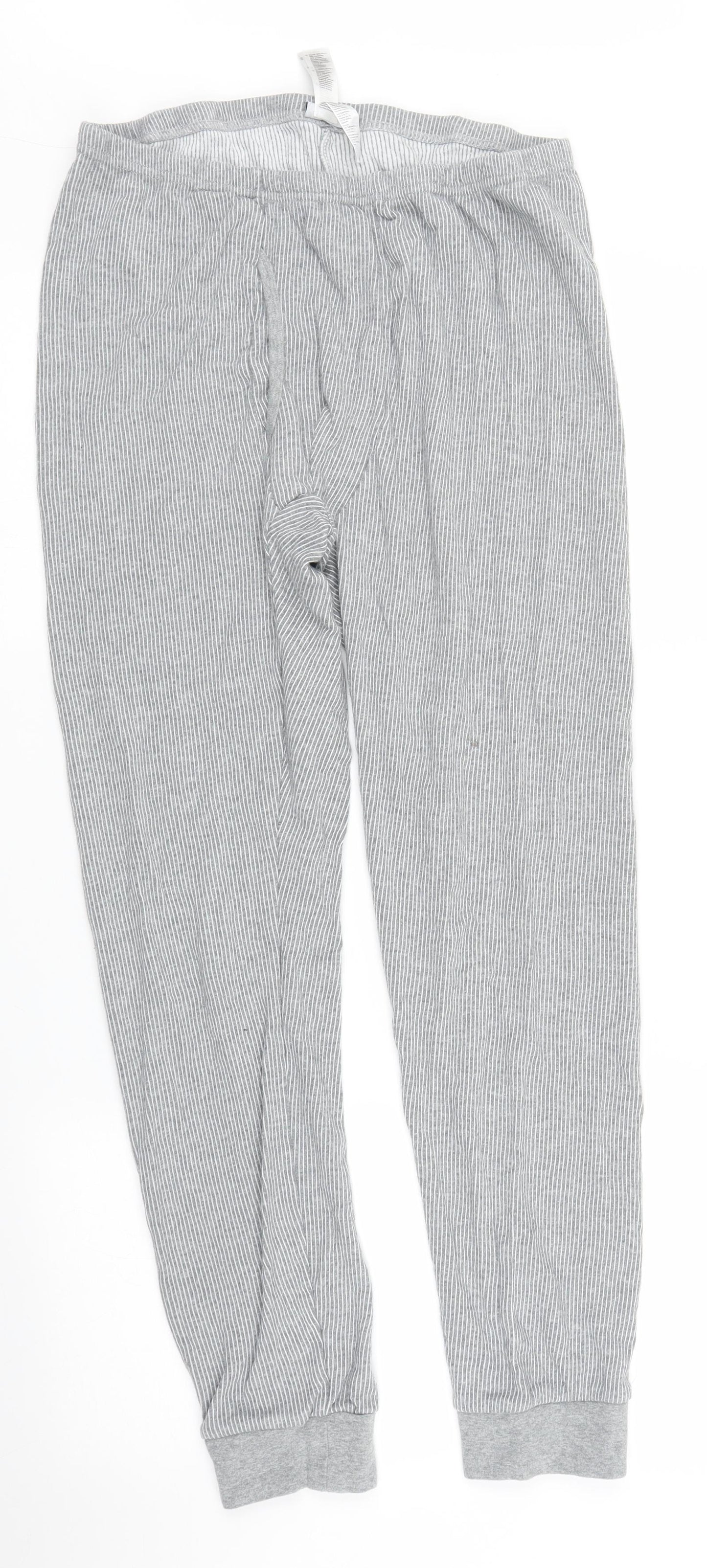 Livergy Womens Green Striped  Sweatpants Trousers Size XL L27 in