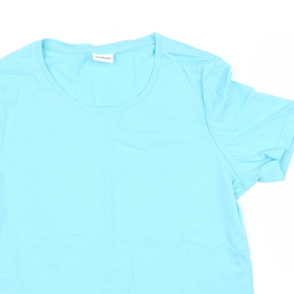 Damart Womens Blue   Basic T-Shirt Size 10