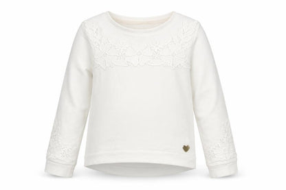 H&M Girls White   Pullover Jumper Size 7 Years