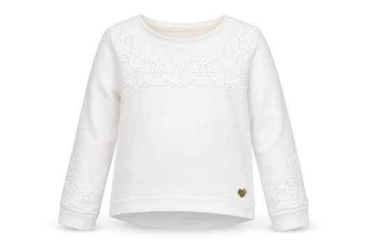 H&M Girls White   Pullover Jumper Size 7 Years