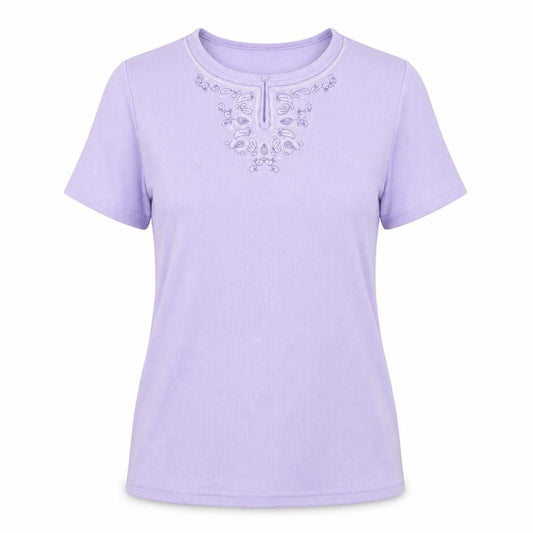 Preworn Womens Purple   Basic T-Shirt Size XS