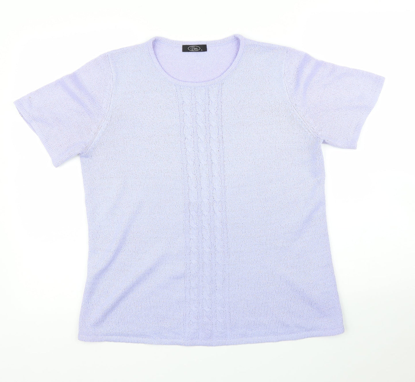 BM Womens Purple   Basic T-Shirt Size S
