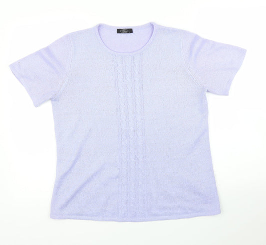 BM Womens Purple   Basic T-Shirt Size S