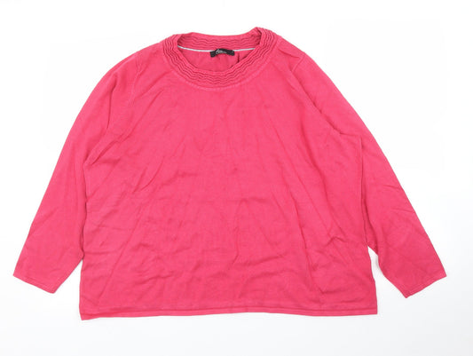 BM Womens Pink   Pullover Jumper Size L