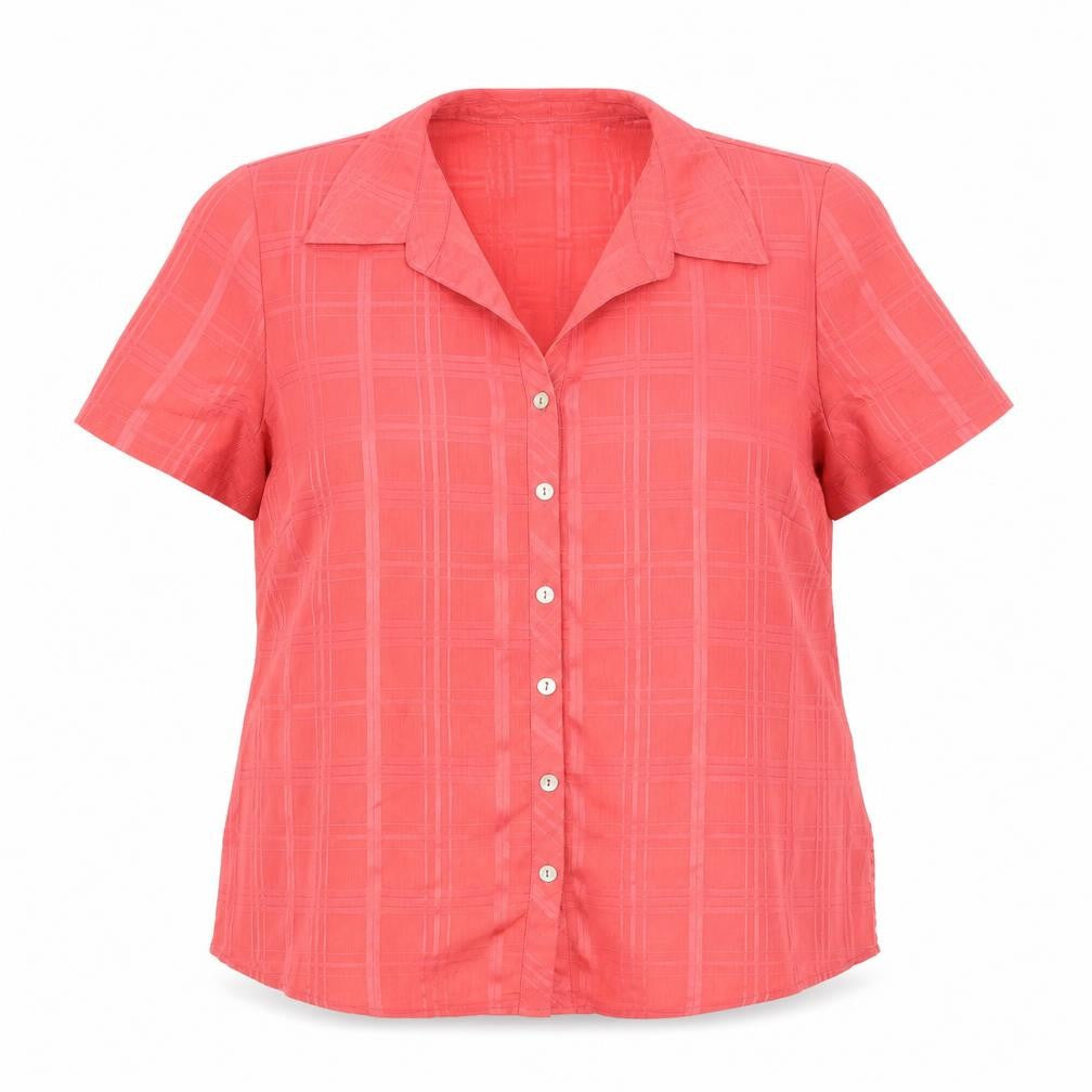 BM Womens Red   Basic Button-Up Size 20