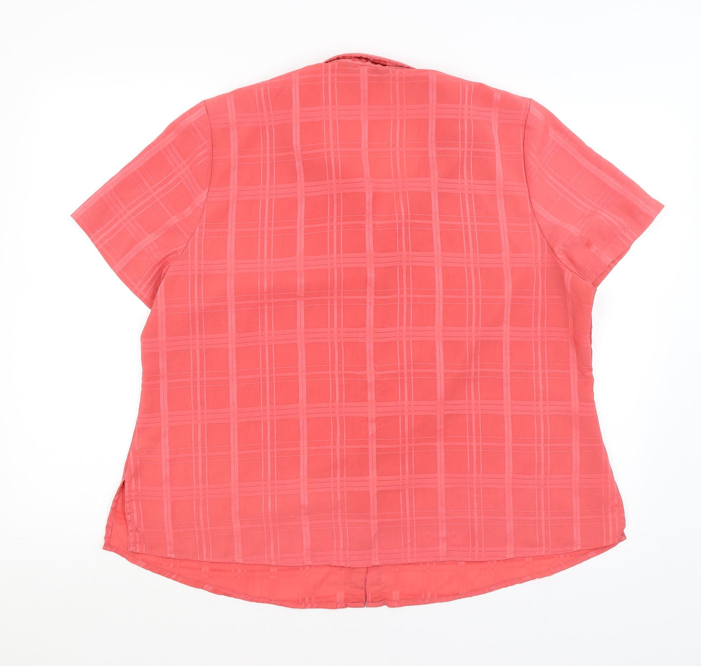 BM Womens Red   Basic Button-Up Size 20