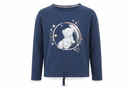Marks & Spencer Girls Blue   Pullover Jumper Size 13-14 Years  - Tatty Teddy