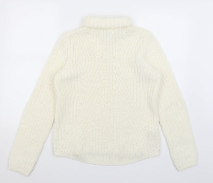 Bonprix Womens Ivory Pullover Jumper Size S