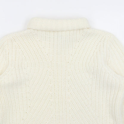 Bonprix Womens Ivory Pullover Jumper Size S