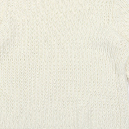 Bonprix Womens Ivory Pullover Jumper Size S