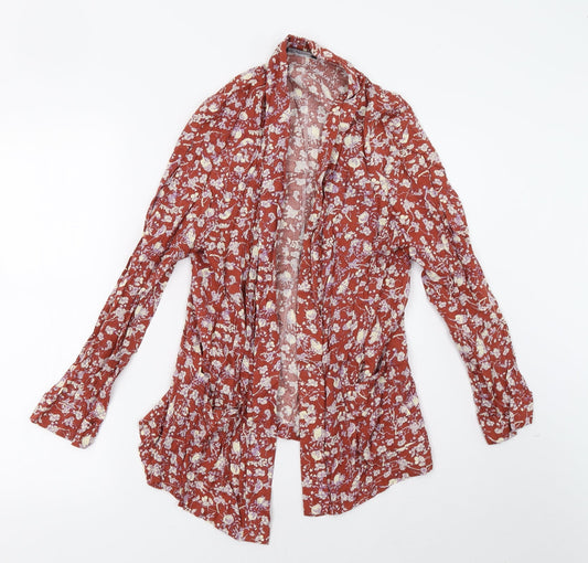 DAISY COLLECTION Womens Brown Geometric  Jacket  Size 10