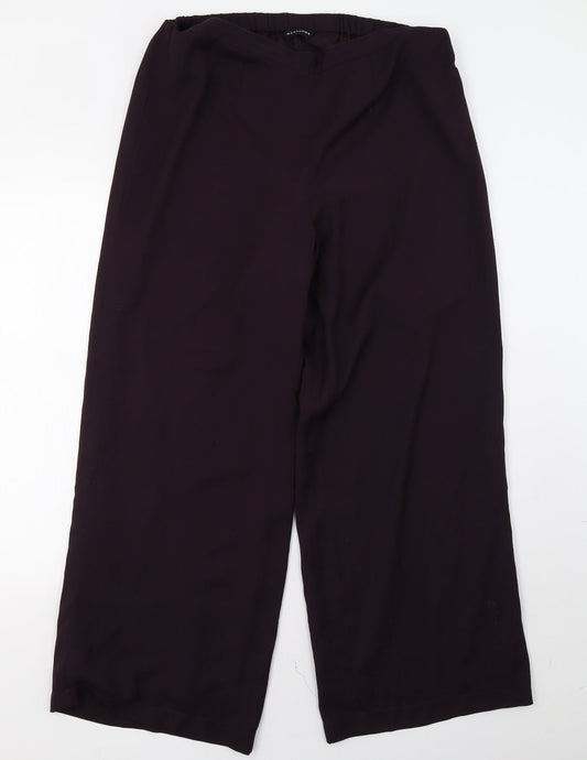 Wardrobe Womens Purple   Trousers  Size 14 L30 in