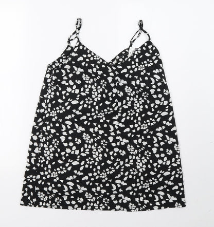 Pep&Co Womens Black Polka Dot  Basic Tank Size 10