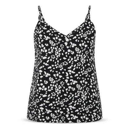 Pep&Co Womens Black Polka Dot  Basic Tank Size 10