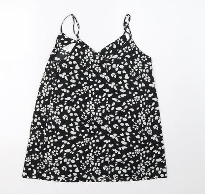 Pep&Co Womens Black Polka Dot  Basic Tank Size 10
