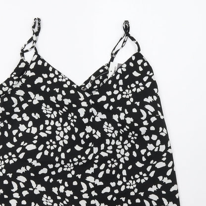 Pep&Co Womens Black Polka Dot  Basic Tank Size 10