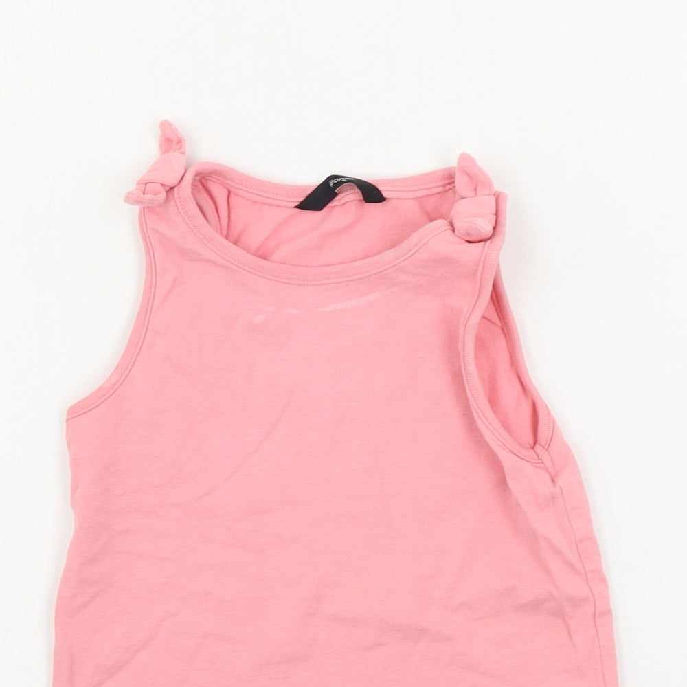 George  Girls Pink   Camisole T-Shirt Size 5-6 Years