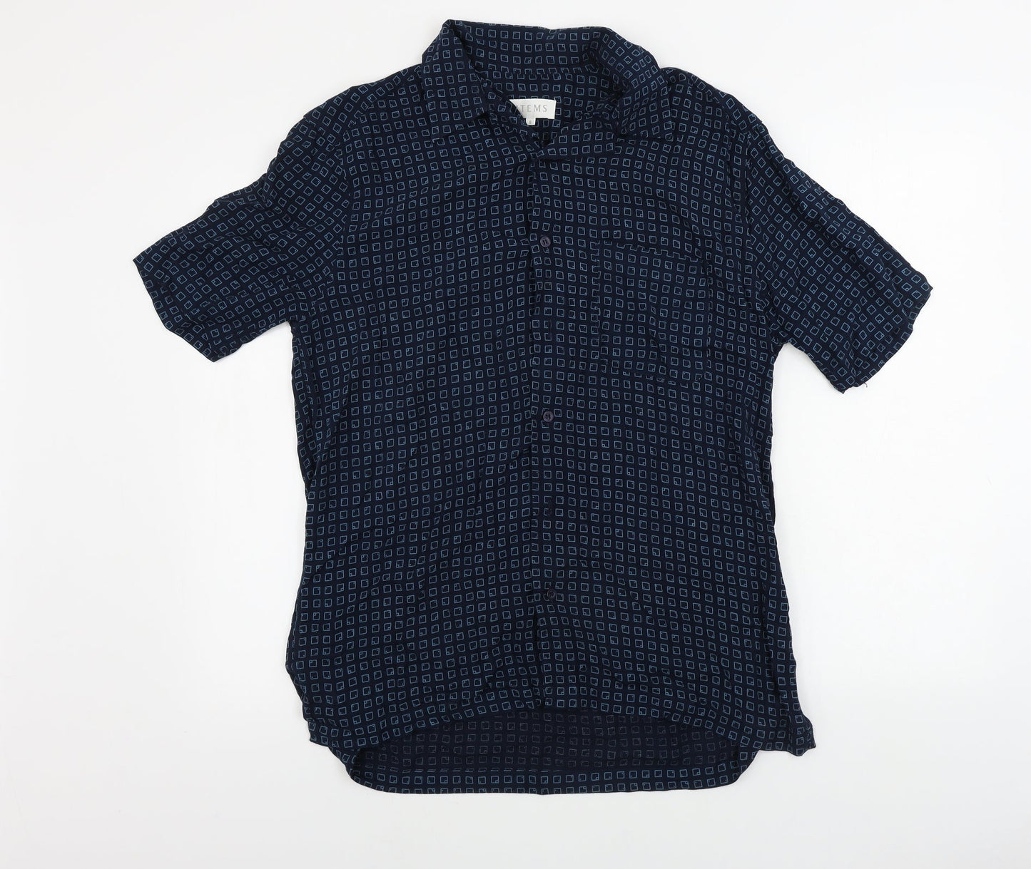 TESCO  Womens Blue   Basic Button-Up Size S