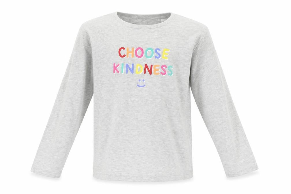 Primark  Girls Grey   Basic T-Shirt Size 5-6 Years