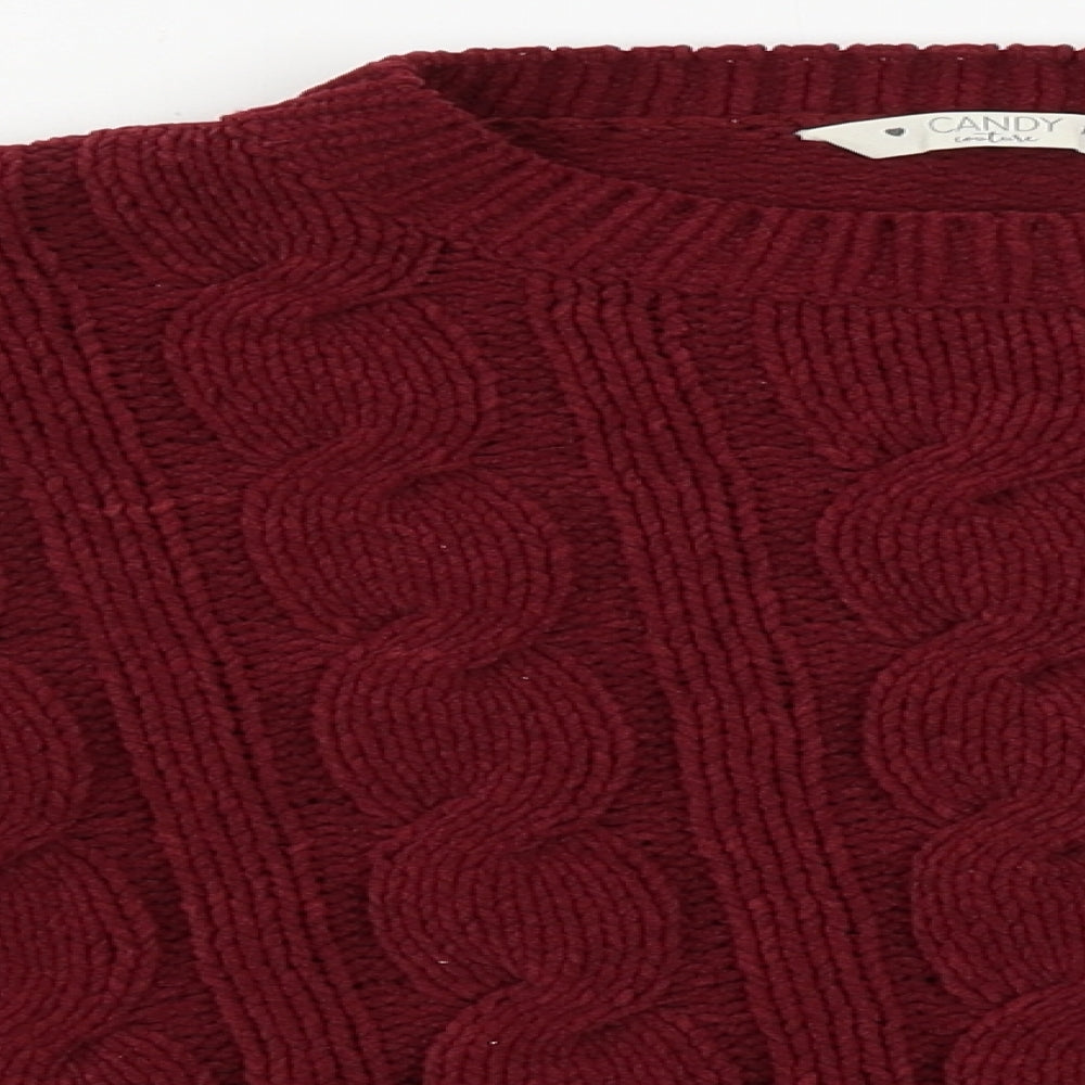 Matalan Girls Red   Pullover Jumper Size 12 Years