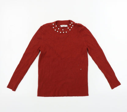 Additional front view of candy girls’ brown jumper, size 11, years