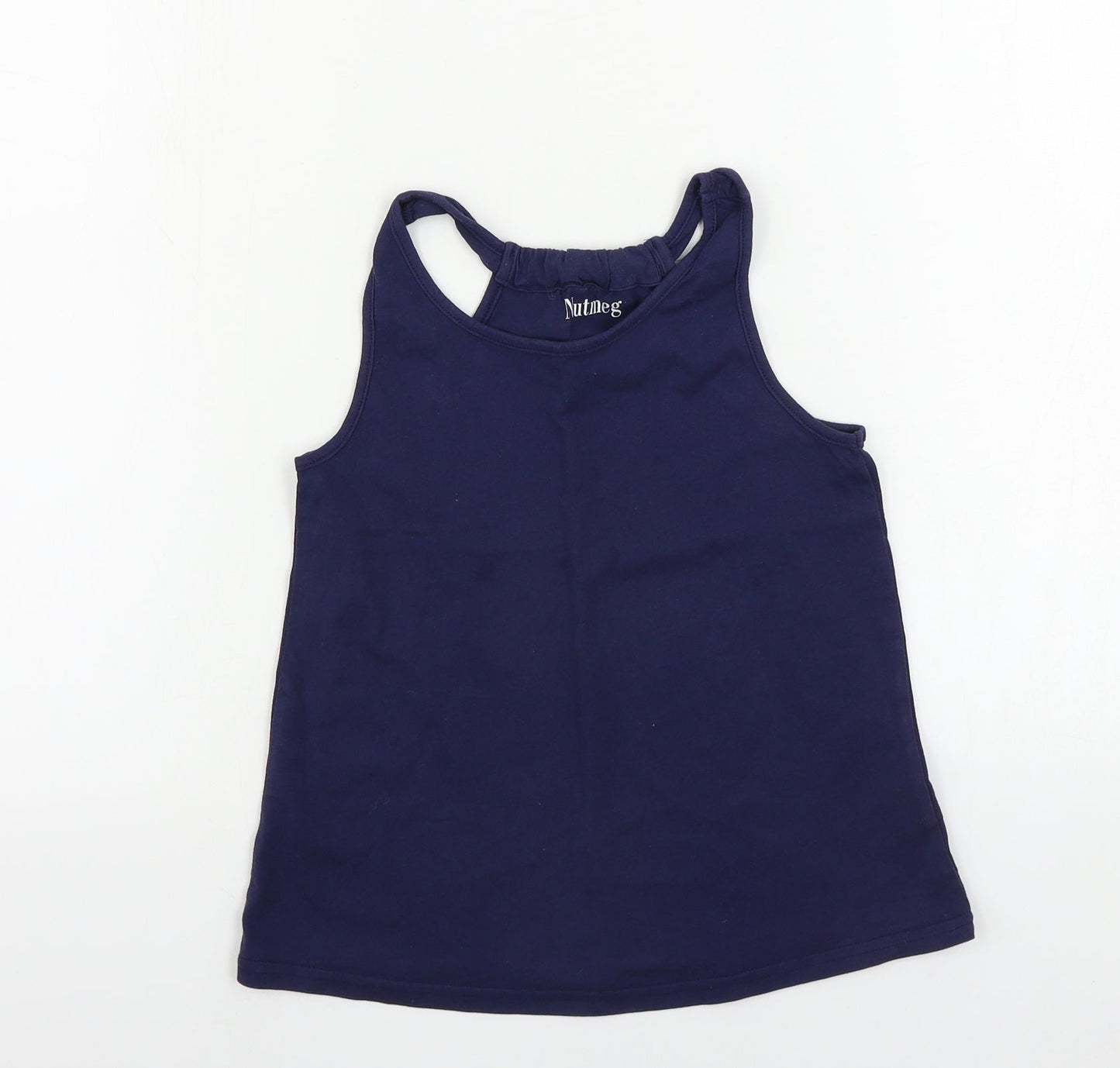 Nutmeg  Girls Blue   Basic T-Shirt Size 9-10 Years