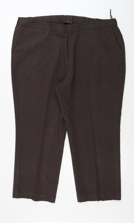 Preworn  Womens Brown   Trousers  Size 20 L23 in