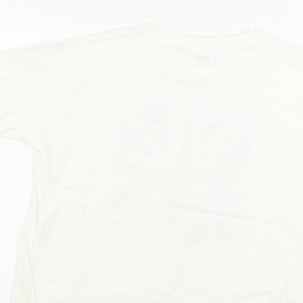 Fruit of the Loom  Boys Ivory   Basic T-Shirt Size 7-8 Years