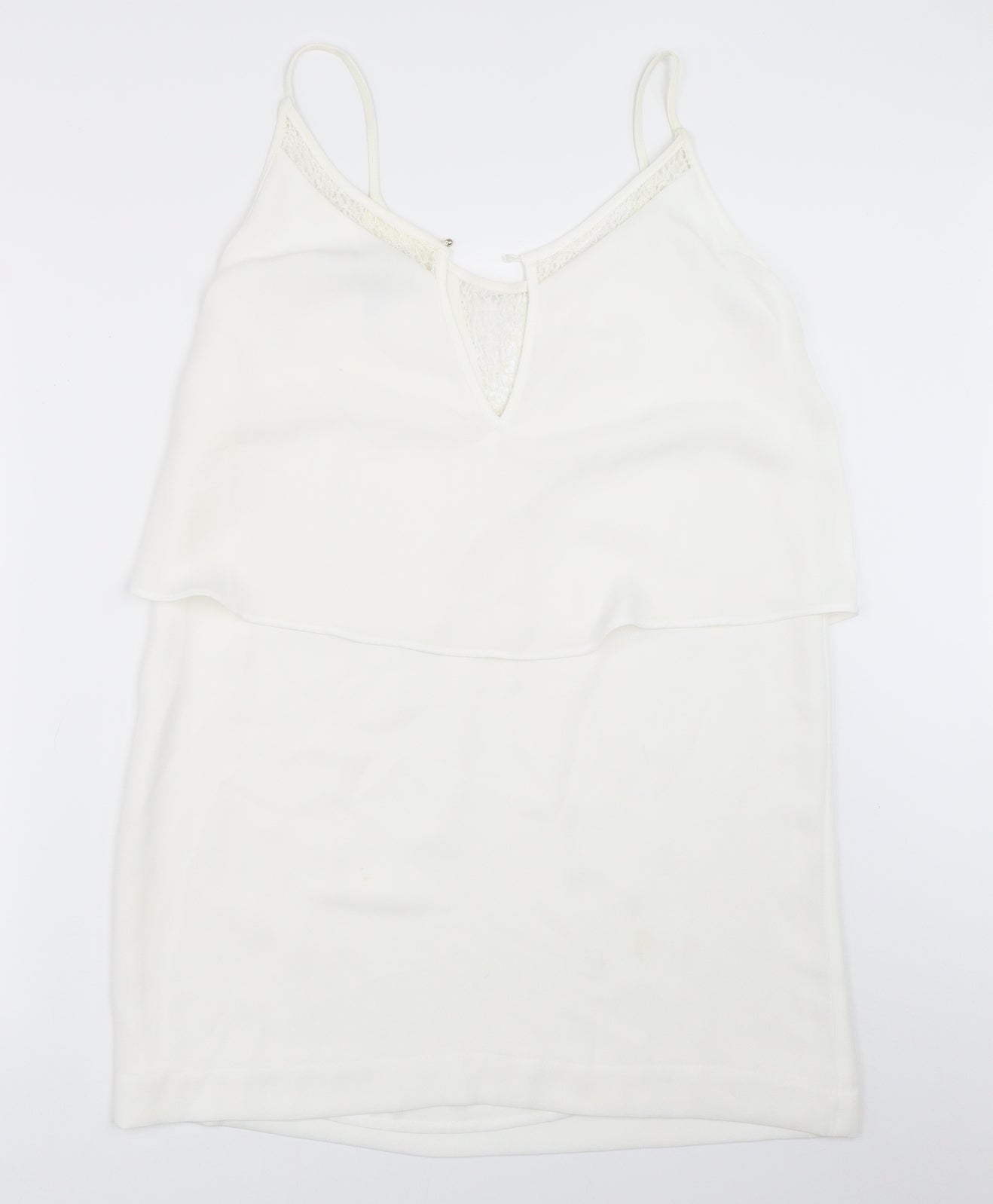 Mango Womens White   Basic Blouse Size M