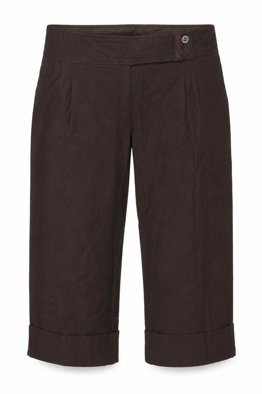 Preworn Womens Brown   Cropped Trousers Size 38 in L20 in