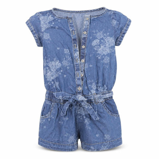 United Colors of Benetton Girls Blue  Denim Playsuit One-Piece Size XS