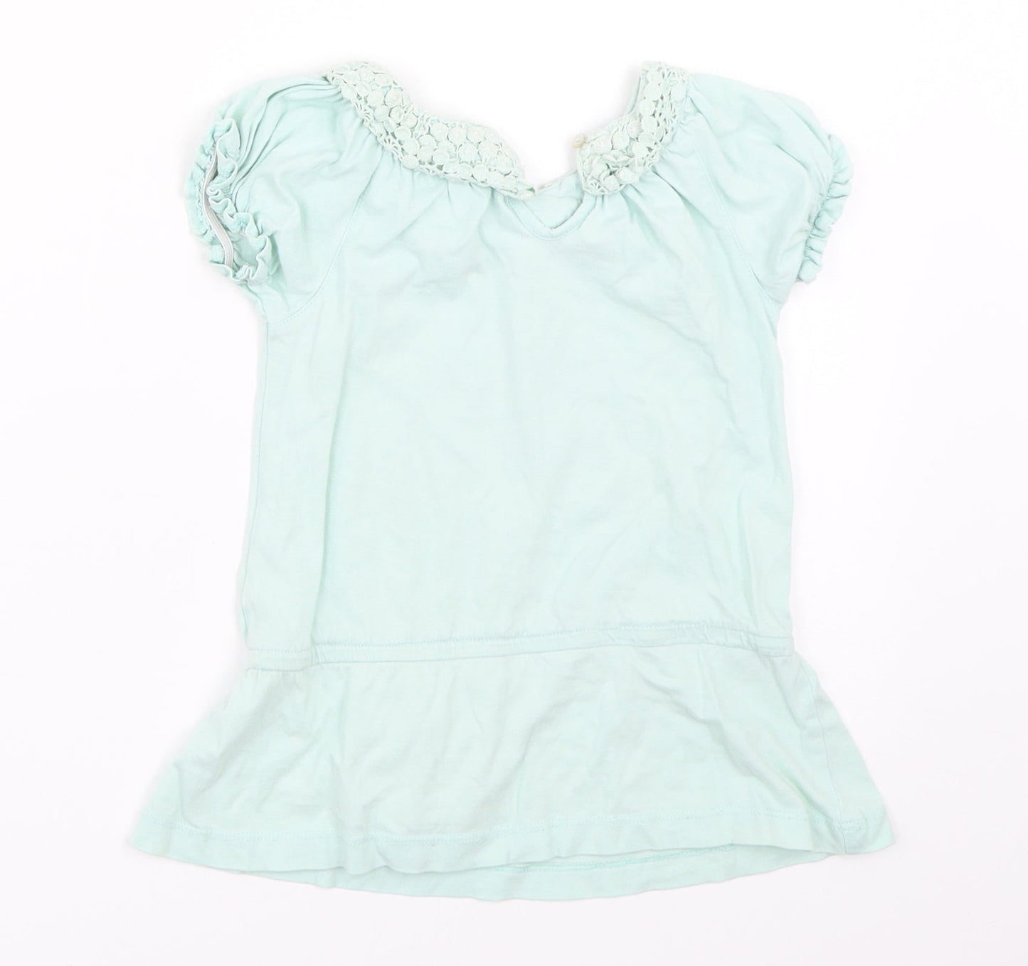 Uttam Kids Girls Blue   Basic T-Shirt Size 4-5 Years
